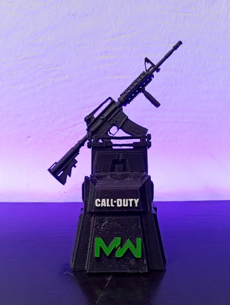 Call of Duty Roca y Arma Soporte de Control Impreso en 3D