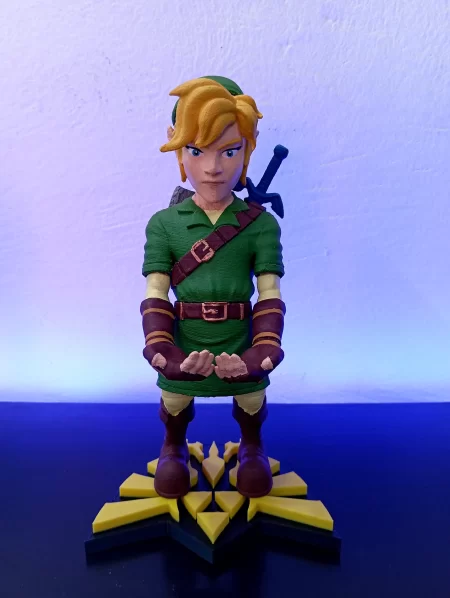 Link Zelda Soporte de Joystick Impreso en 3D