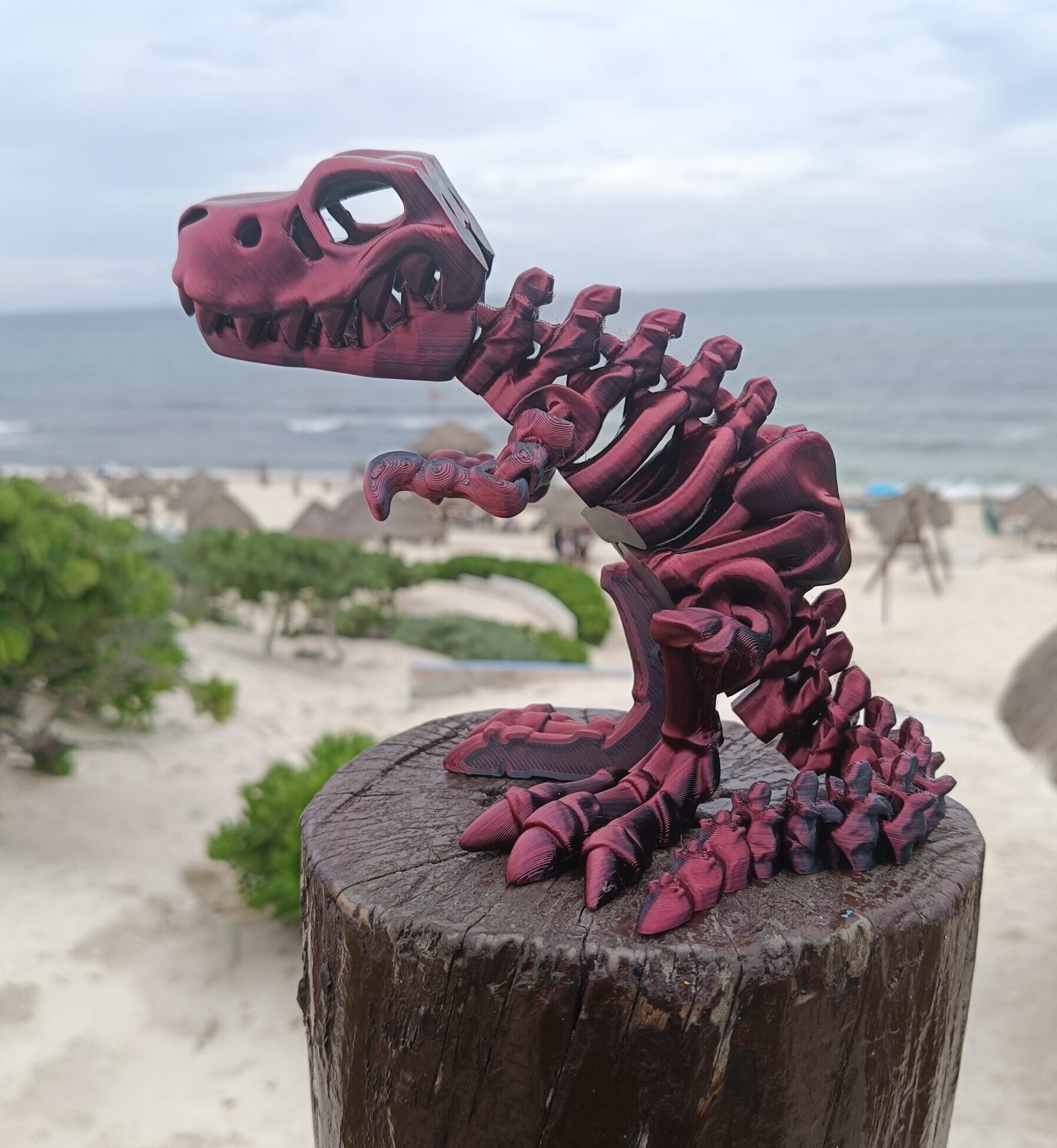 Dinosaurio Skeleton TREX Impreso en 3D