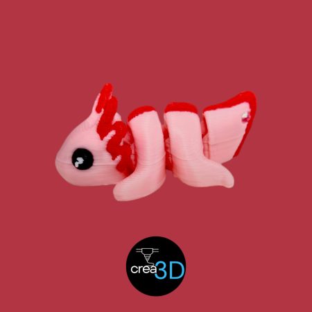 Mini Axolotito Impreso en 3D