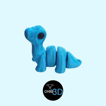 Mini Brontosaurio Impreso en 3D